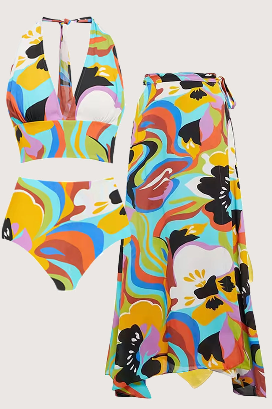 Bahía Bonita Μπικίνι Μαγιό και Παρεό Σετ