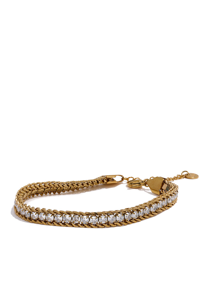 Betania Βραχιόλι με Κρύσταλλα (Tennis Bracelet)
