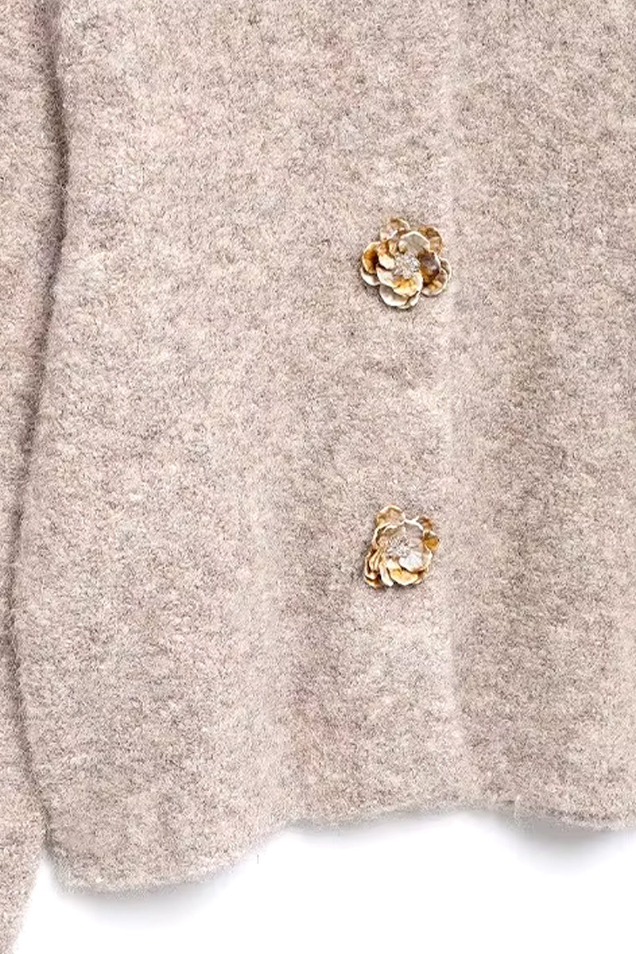 Bryony Μπεζ Πλεκτή Ζακέτα | Ζακέτες - Πλεκτά - Knitwear | Bryony Beige Knit Cardigan