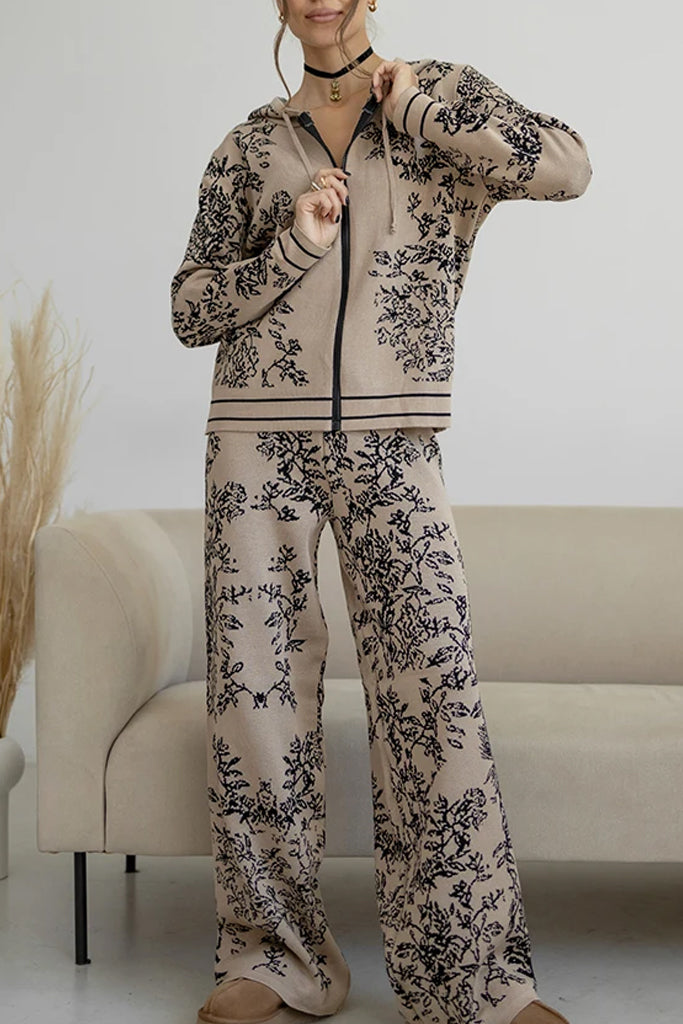 Bertille Πλεκτό Σετ Ζακέτα και Παντελόνι