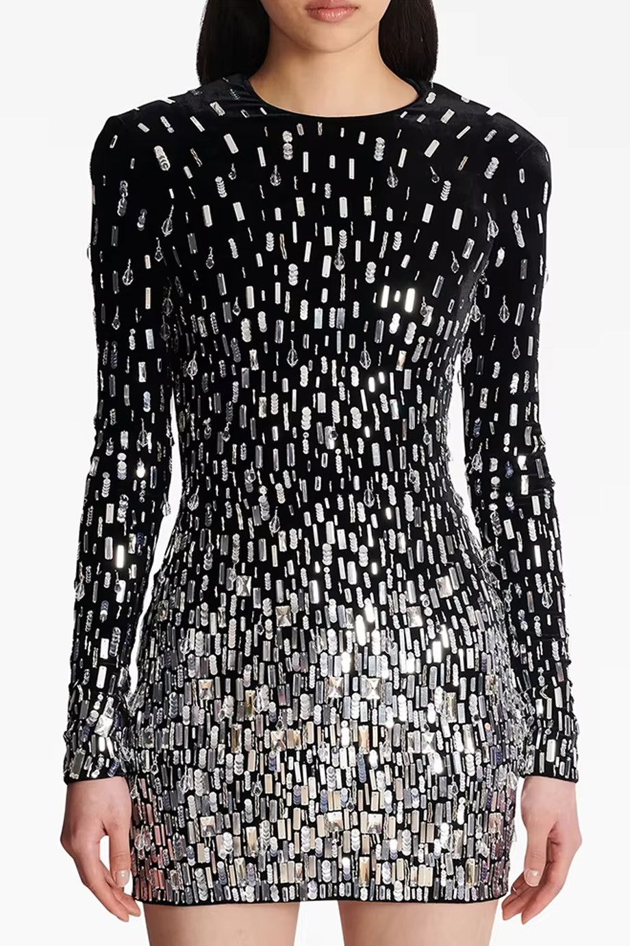 Marvell Φόρεμα με Παγιέτες και Κέντημα | Φορέματα - Βραδινά - Evening Dresses | Marvell Embroidered Mini Dress