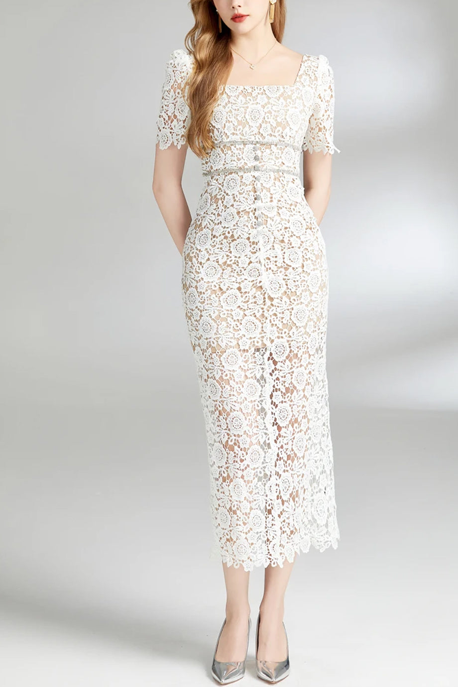 Florienne Φόρεμα με Δαντέλα | Γυναικεία Ρούχα - Φορέματα | Florienne Lace Dress