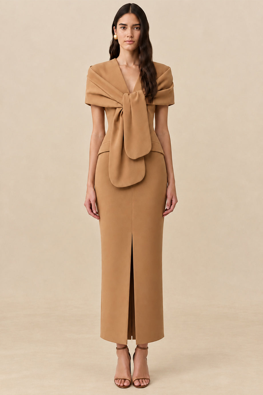 Camelia Φόρεμα με Ντραπέ Λεπτομέρεια | Dresses - Φορέματα | Camelia Dress with Draped Details