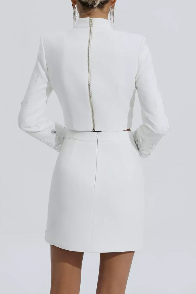 Calista Σετ με Τοπ, Φούστα και Κεντήματα