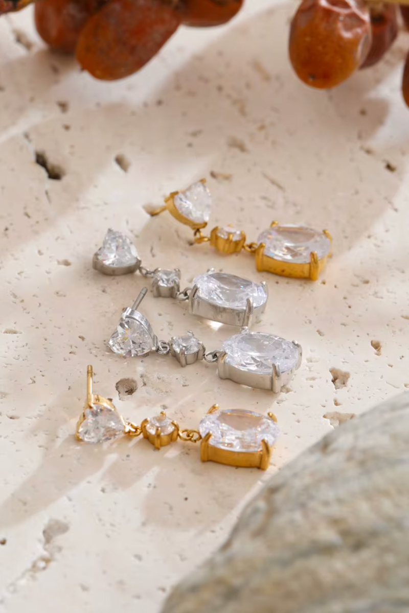Eliane Σκουλαρίκια με Κρύσταλλα | Σκουλαρίκια - Earrings | Eliane Crystal Earrings