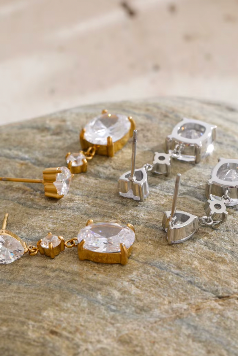 Eliane Σκουλαρίκια με Κρύσταλλα | Σκουλαρίκια - Earrings | Eliane Crystal Earrings
