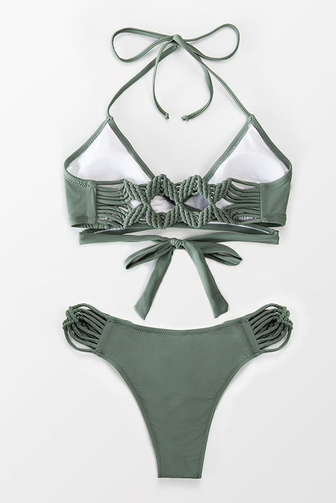 Nora Χακί Μπικίνι Μαγιό | Γυναικεία Μαγιό - Beachwear - VISTA MARE