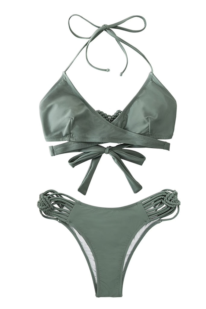 Nora Χακί Μπικίνι Μαγιό | Γυναικεία Μαγιό - Beachwear - VISTA MARE