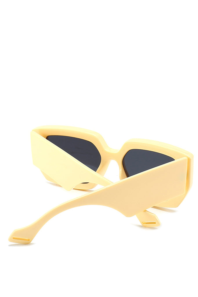 Amberta Καφέ Τετράγωνα Fashion Γυαλιά Ηλίου