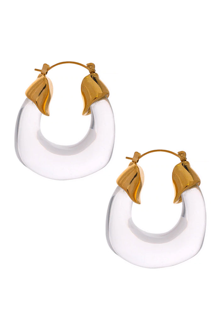 Leona Σκουλαρίκια Κρίκοι σε Ακρυλικό | Κοσμήματα - Σκουλαρίκια - Κρίκοι