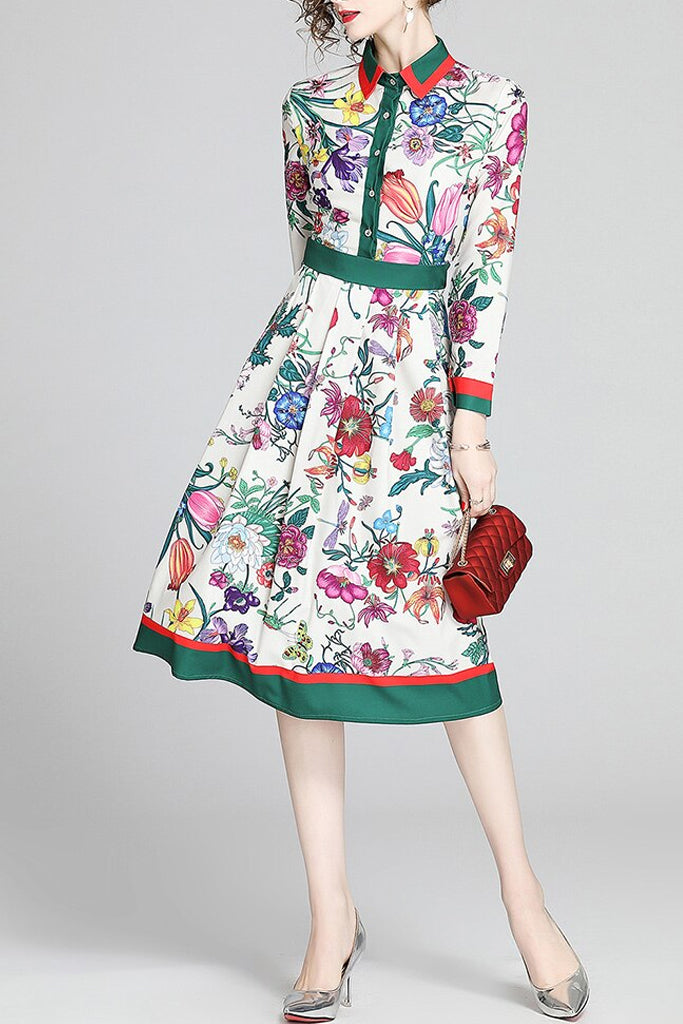 Audie Εμπριμέ Φλοράλ Φόρεμα | Γυναικεία Ρούχα - Φορέματα