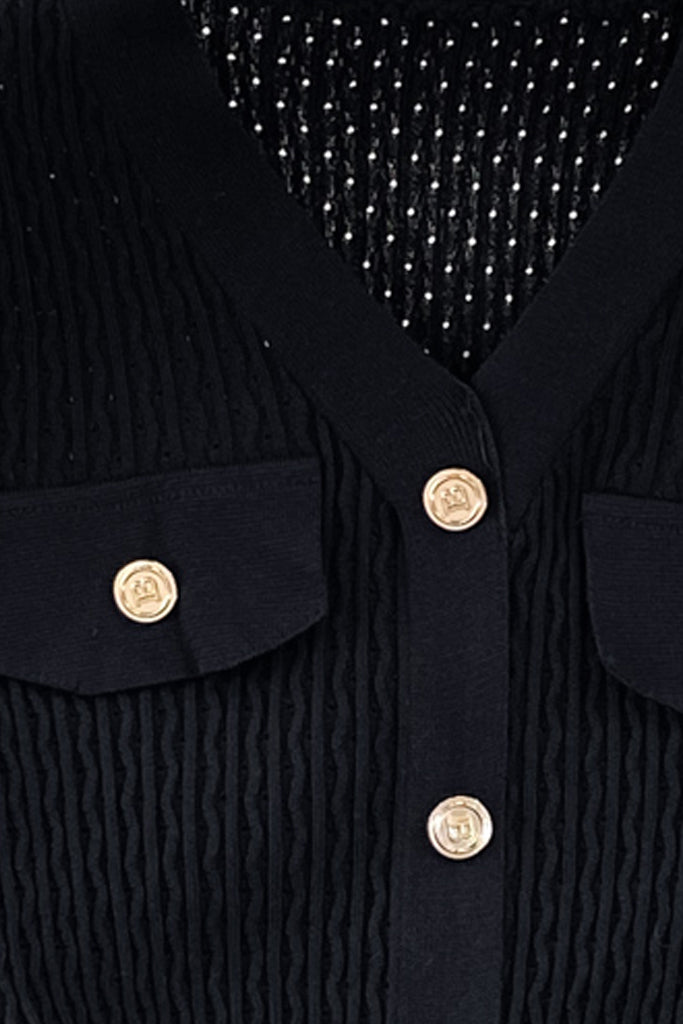 Merlia Πλεκτό Εφαρμοστό Φόρεμα