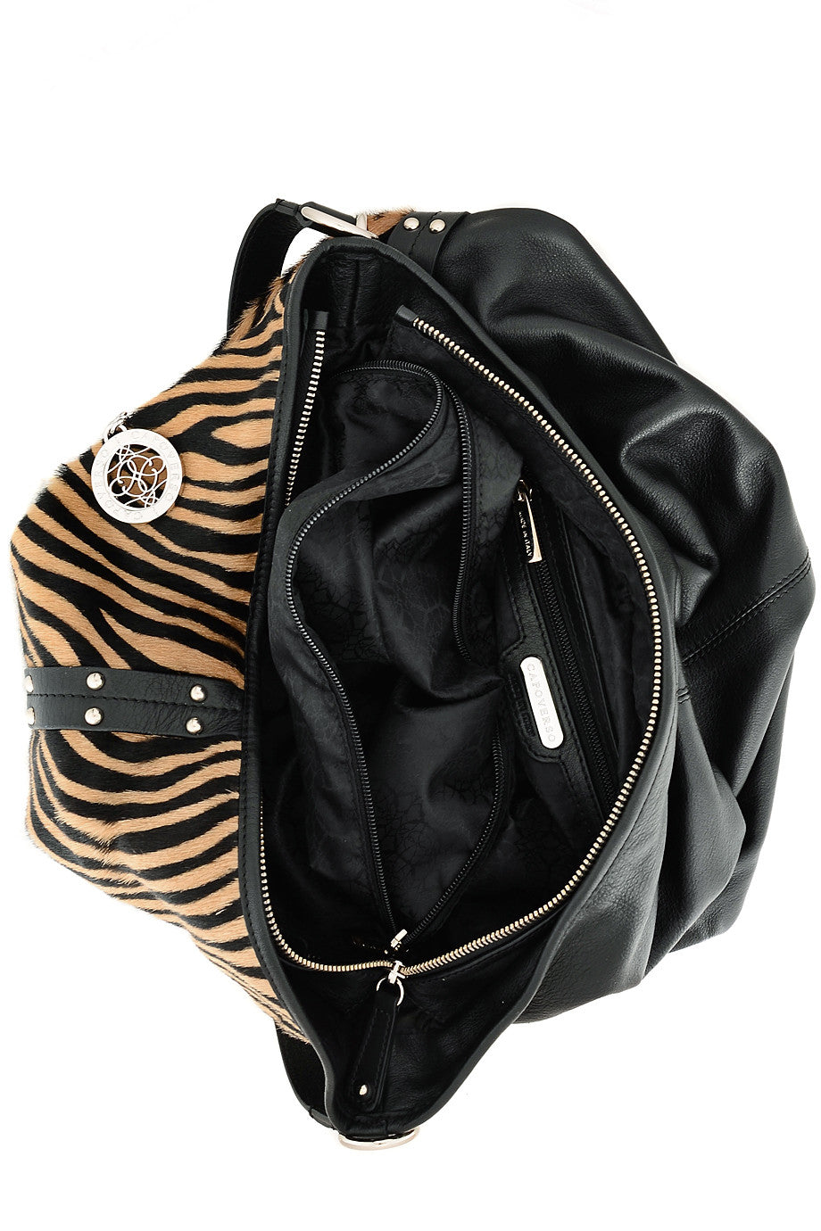 ZEBRINA Δερμάτινη Τσάντα Ώμου