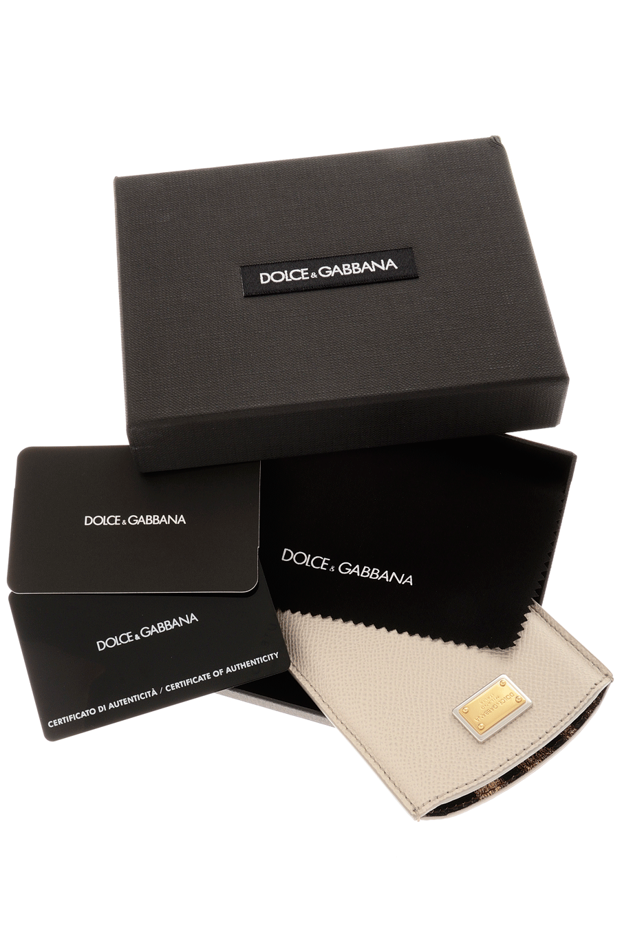 DOLCE & GABBANA - GHIACCIO Ιβουάρ Δερμάτινη Θήκη Κινητού Smartphone Blackberry