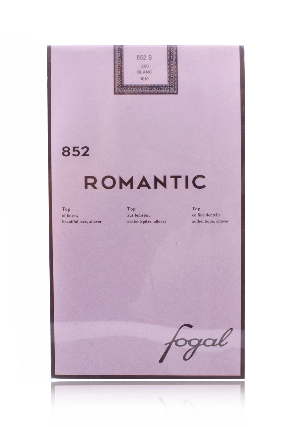 Μαύρο Τοπ Δαντέλα - Fogal 852 Romantic | Γυναικεία Εσώρουχα