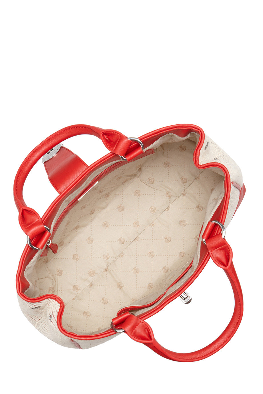 Soho Πλεκτή Κόκκινη Τσάντα