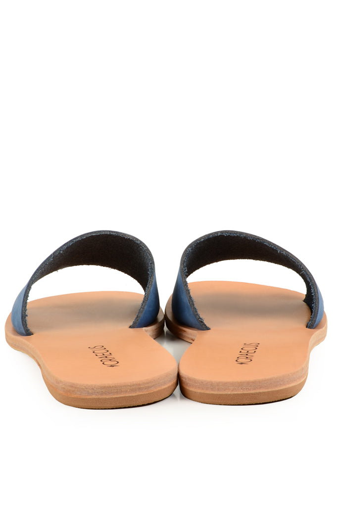 Nike Μπλε Σουεντ Δερμάτινα Σανδάλια