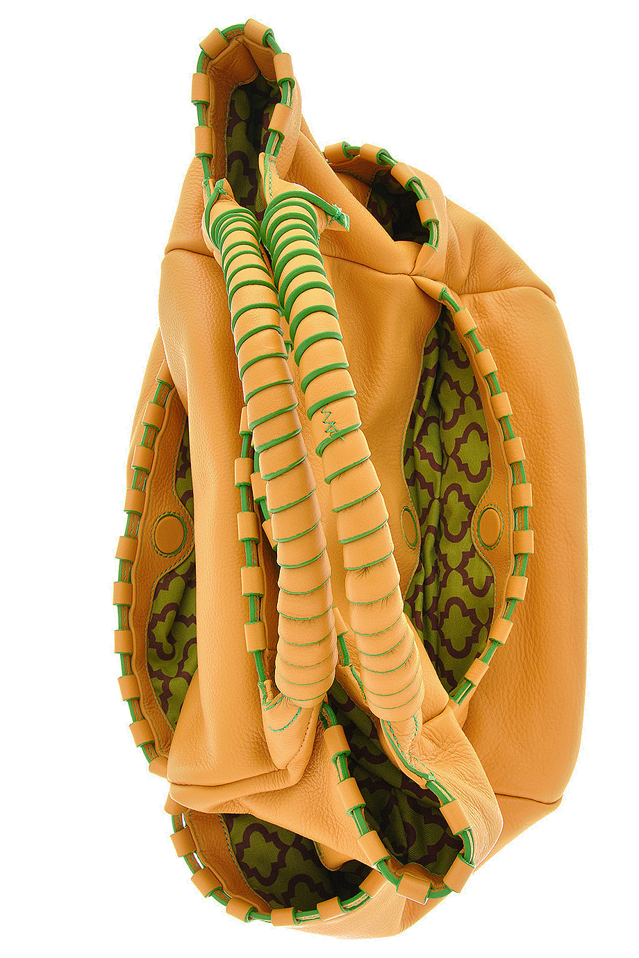 Alston Κίτρινη Δερμάτινη Τσάντα