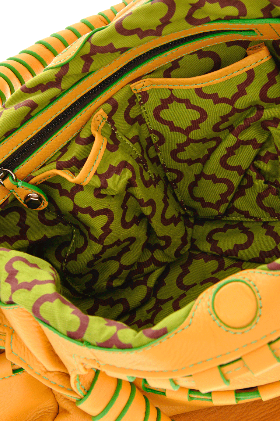 Alston Κίτρινη Δερμάτινη Τσάντα