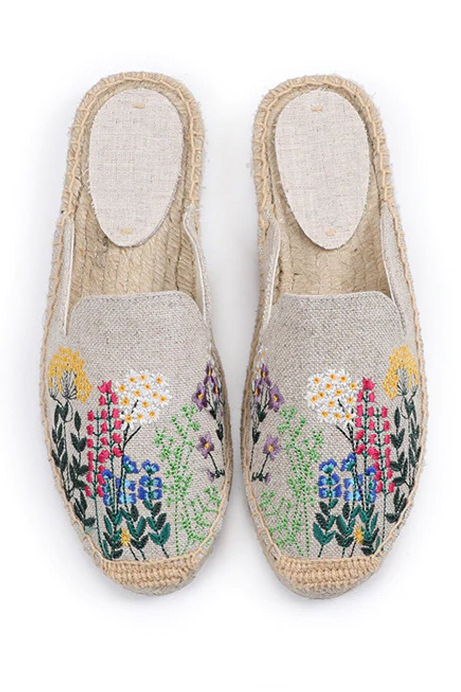 Pelucia Μπεζ Εσπαντρίγιες με Κέντημα | Γυναικεία Παπούτσια - Εσπαντρίγιες
