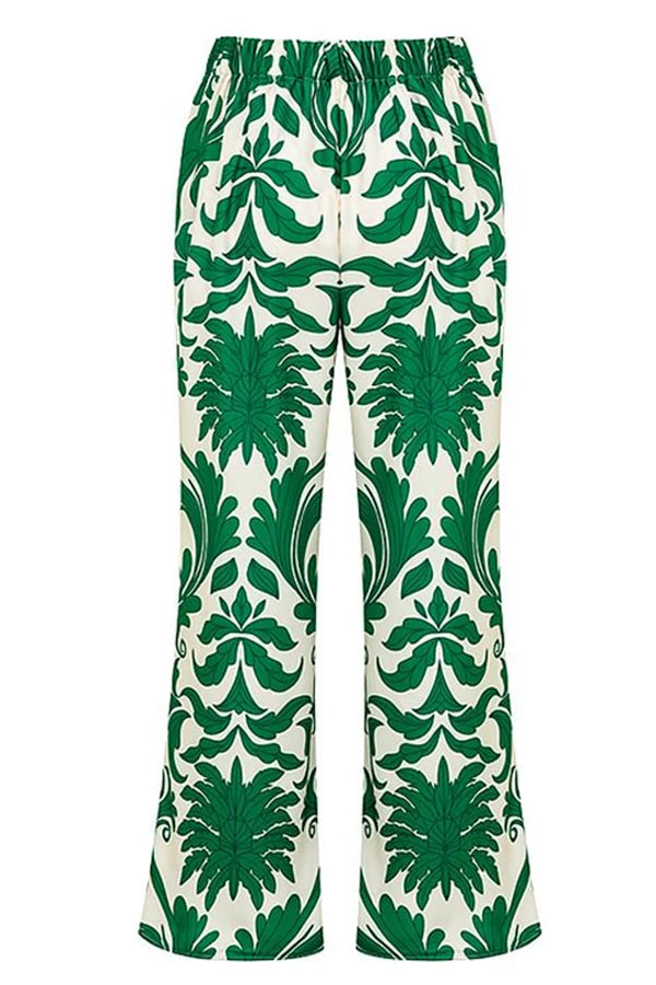 Verde Palma Ολόσωμο Μαγιό και Παντελόνα Παρεό Σετ | Μαγιό - Ολόσωμα - Swimwear One Piece | Verde Palma One Piece Swimsuit and Pareo Set