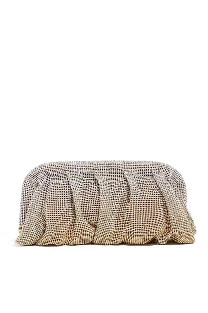 Golden Gleam Τσαντάκι με Κρύσταλλα