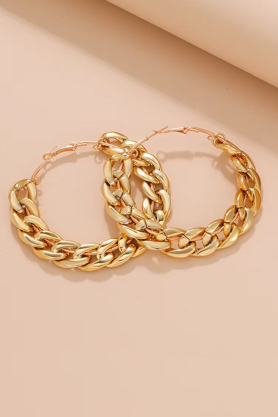 Golden Chains Σκουλαρίκια Κρίκοι | Κοσμήματα - Σκουλαρίκια Κρίκοι | Golden Chains Hoop Earrings