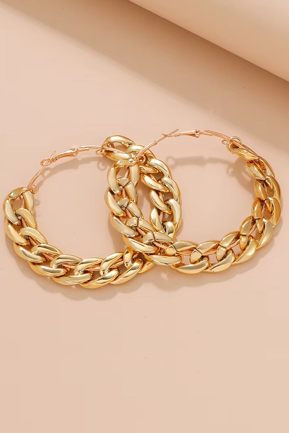 Golden Chains Σκουλαρίκια Κρίκοι | Κοσμήματα - Σκουλαρίκια Κρίκοι | Golden Chains Hoop Earrings