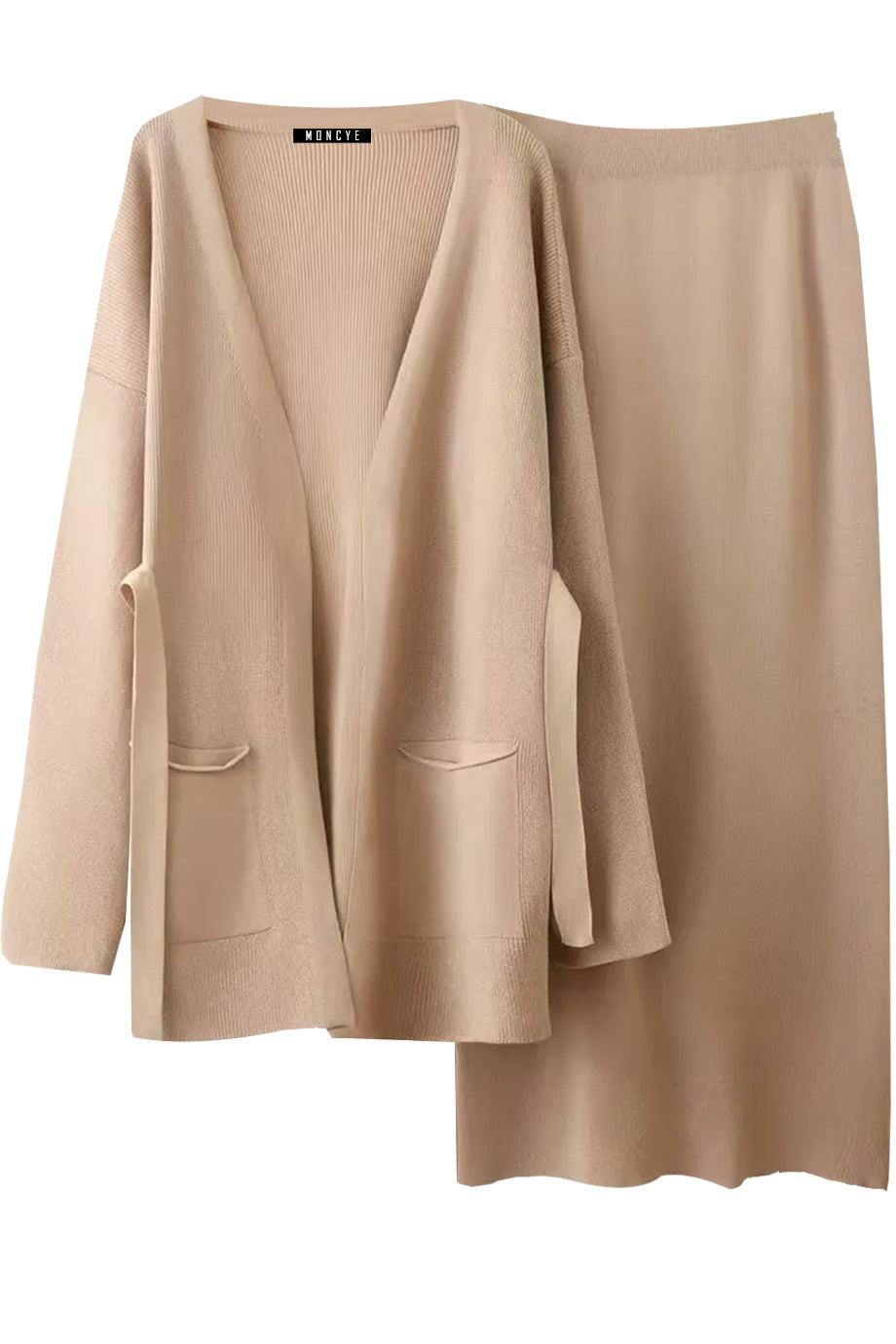 Eliane Πλεκτό Σετ με Ζακέτα και Φούστα