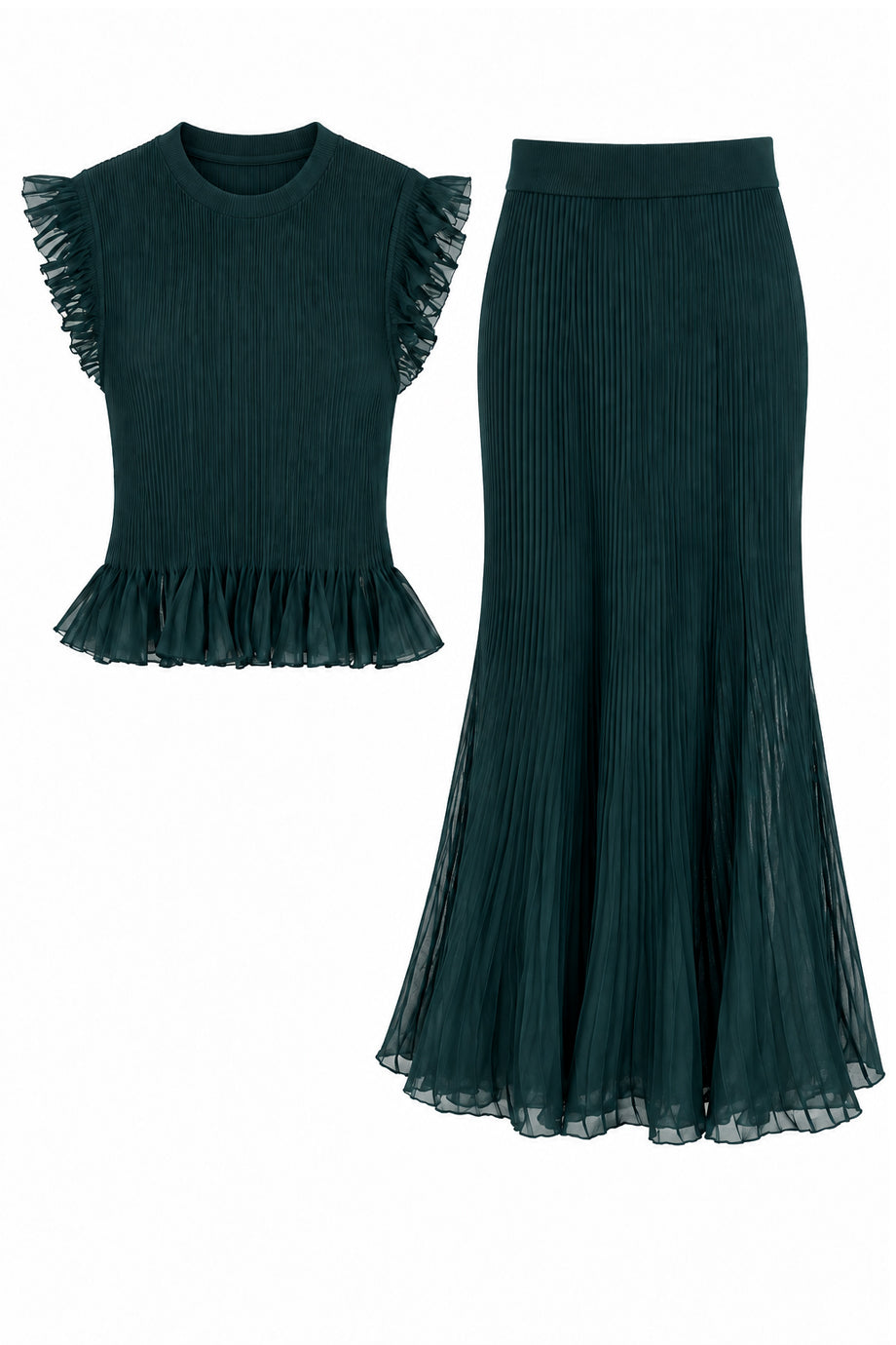 Onyx Cadence Σετ με Τοπ και Φούστα με Peplum Λεπτομέρειες