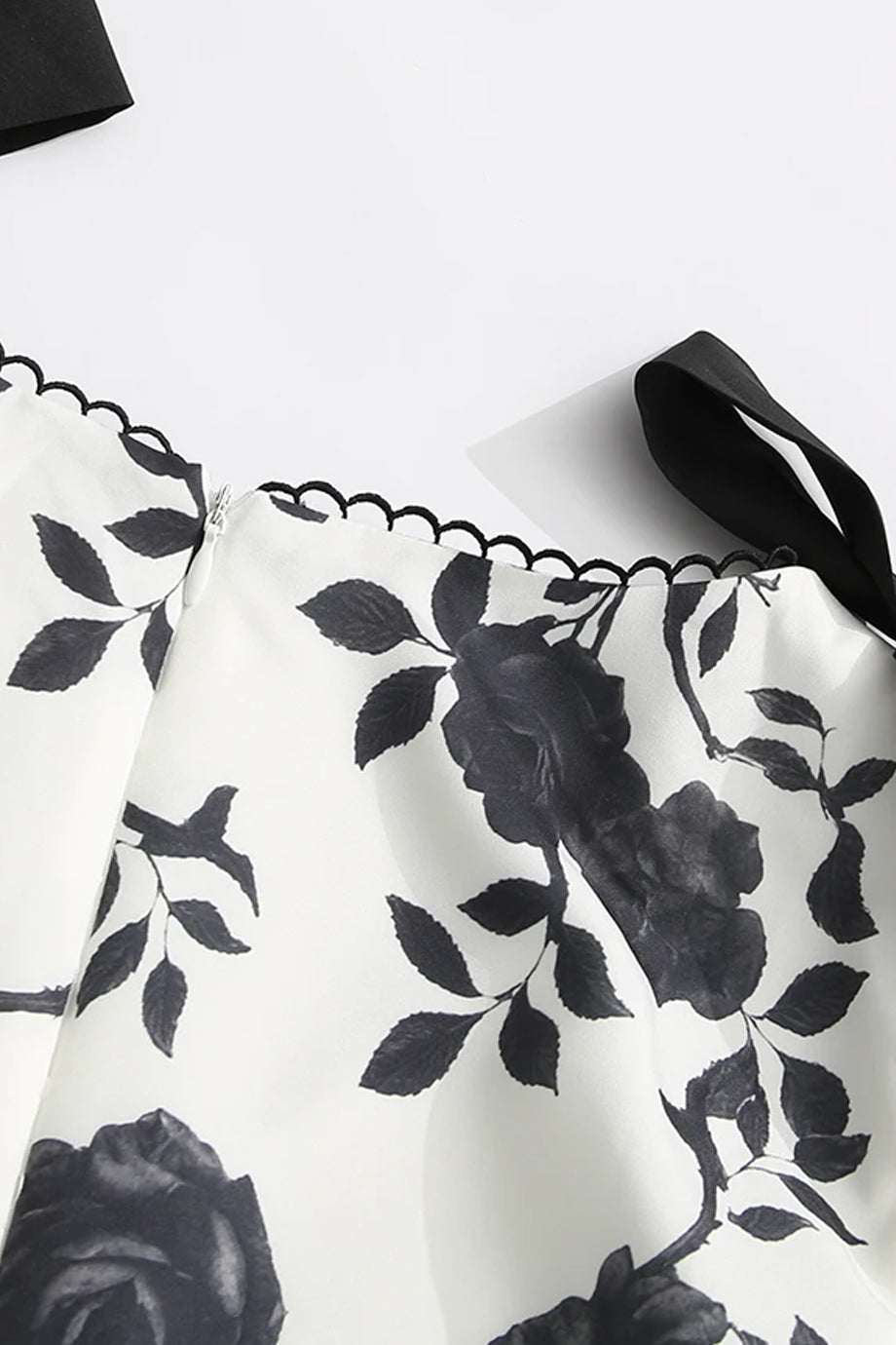 Estrella Μίντι Φόρεμα με Φλοράλ Εμπριμέ | Γυναικεία Φορέματα - Evening dresses | Estrella Floral Midi Dress with Shoulder Bows