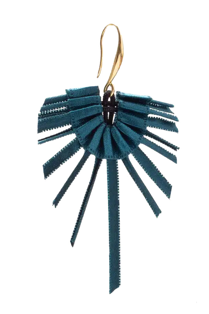 Kite Πετρόλ Υφασμάτινα Σκουλαρίκια