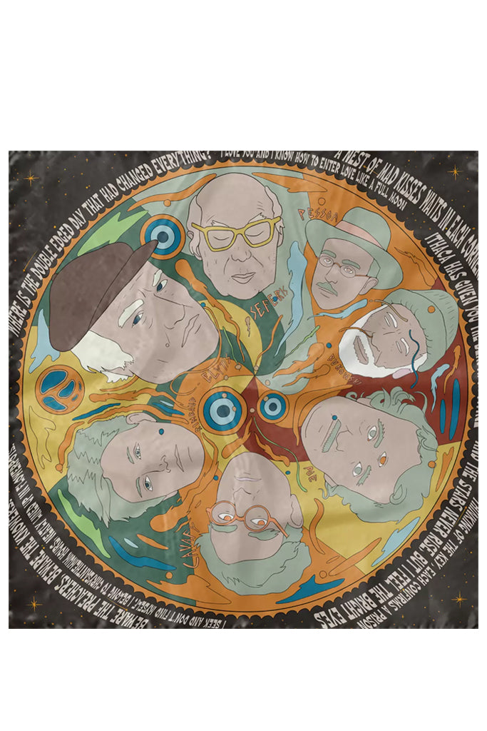 Planet Poetry Μεταξωτό Φουλάρι