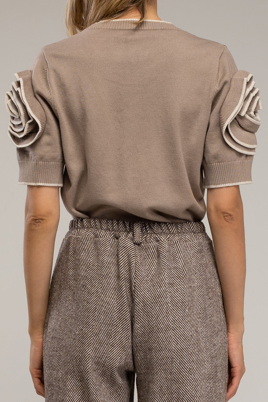 Odianne Παντελόνι με Σχέδιο Ψαροκόκκαλο | Παντελόνια Trousers - Pants | Odianne Herringbone Trousers