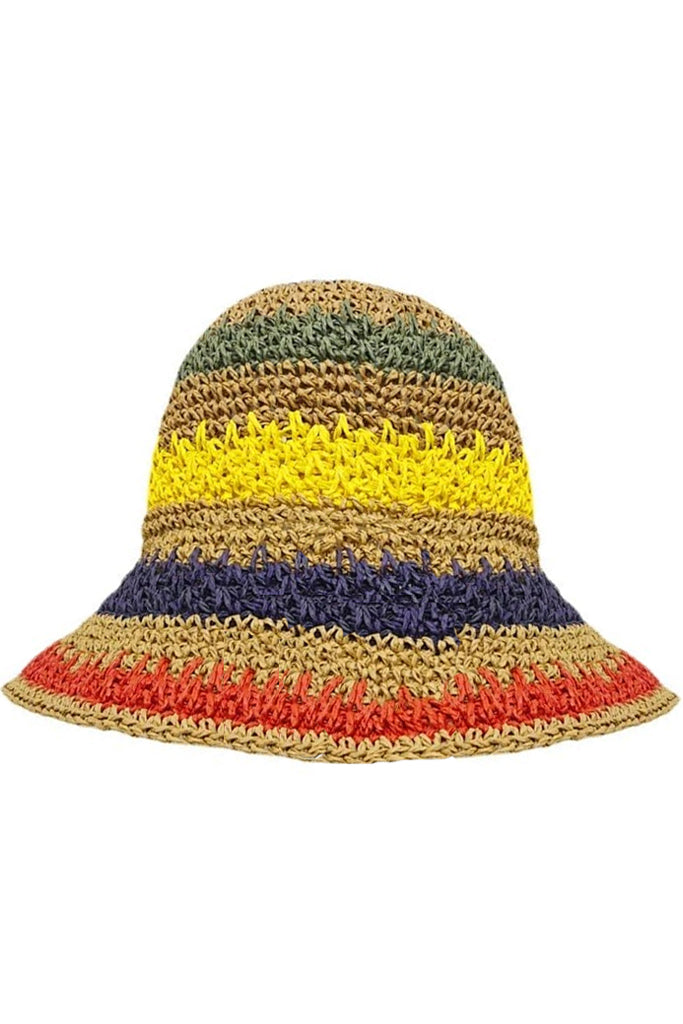Rainbow Πλεκτό Καπέλο | Γυναικεία Καπέλα -  The Straw