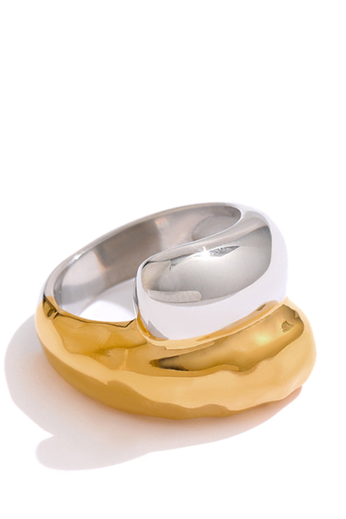 Doublia Χρυσό Ασημί Δαχτυλίδι | Κοσμήματα - Δαχτυλίδια | Doublia Gold Silver Ring