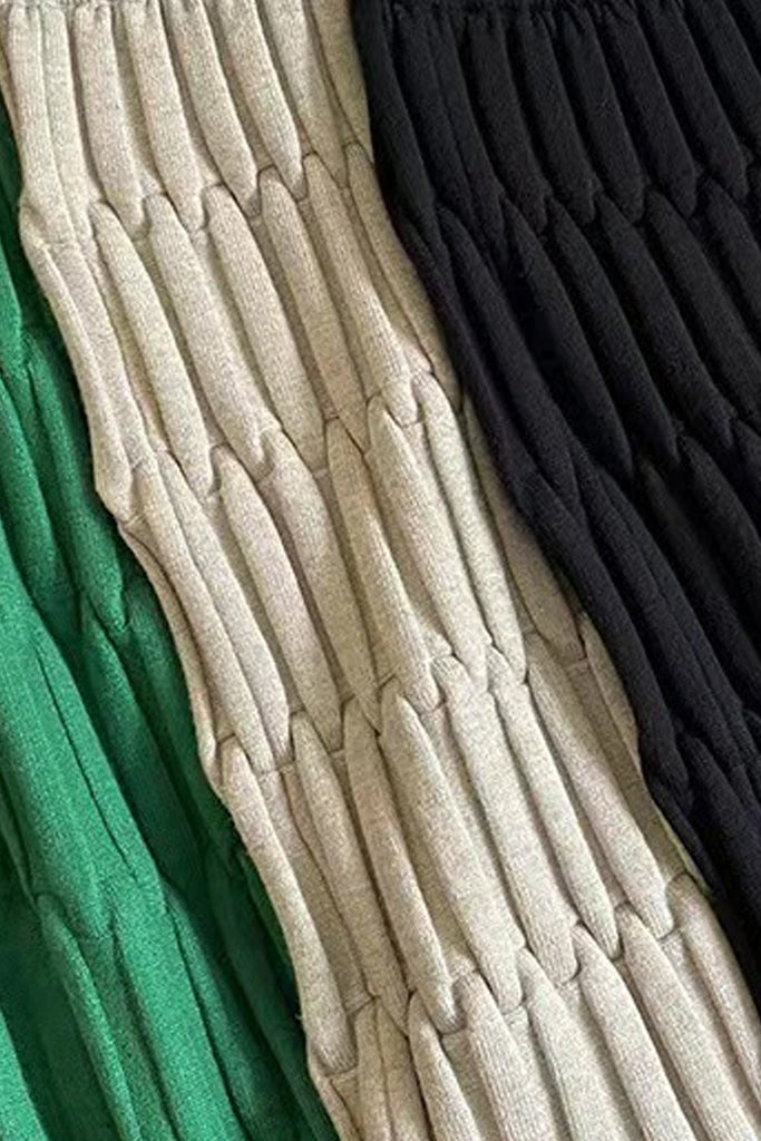 Para Πράσινη Πλεκτή Φούστα