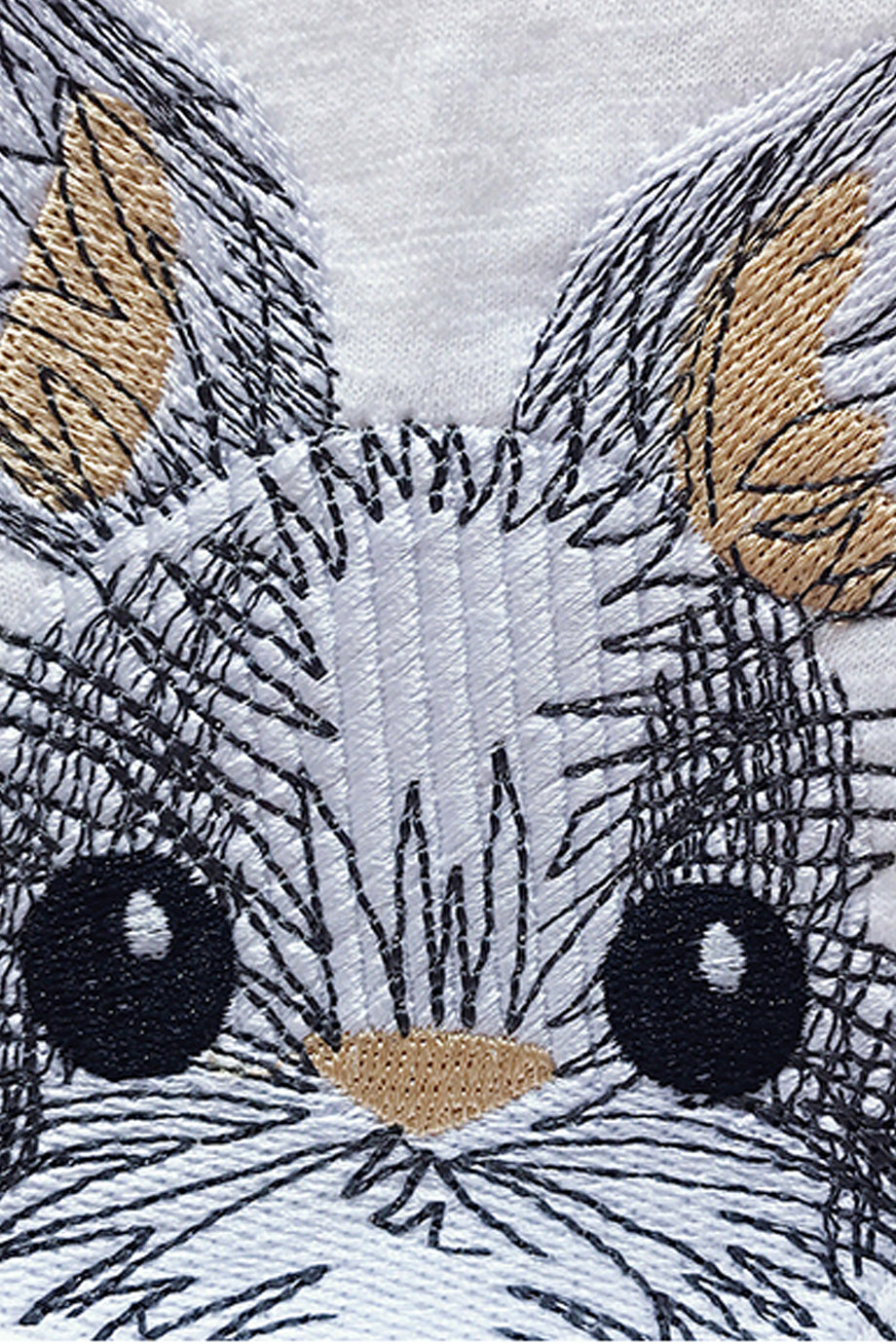 Rabbit Ροζ Μπλουζάκι με Κέντημα