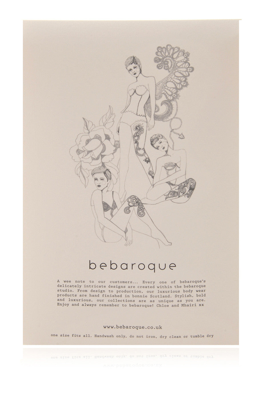 BEBAROQUE TIGERLILY Μοβ Καλσόν με Κρύσταλλα