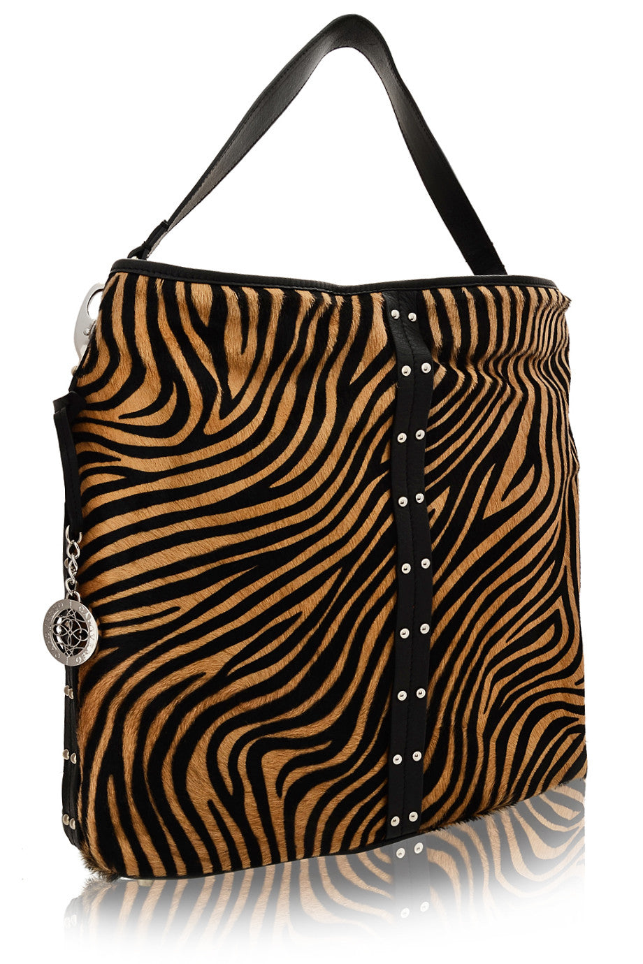 ZEBRINA Δερμάτινη Τσάντα Ώμου