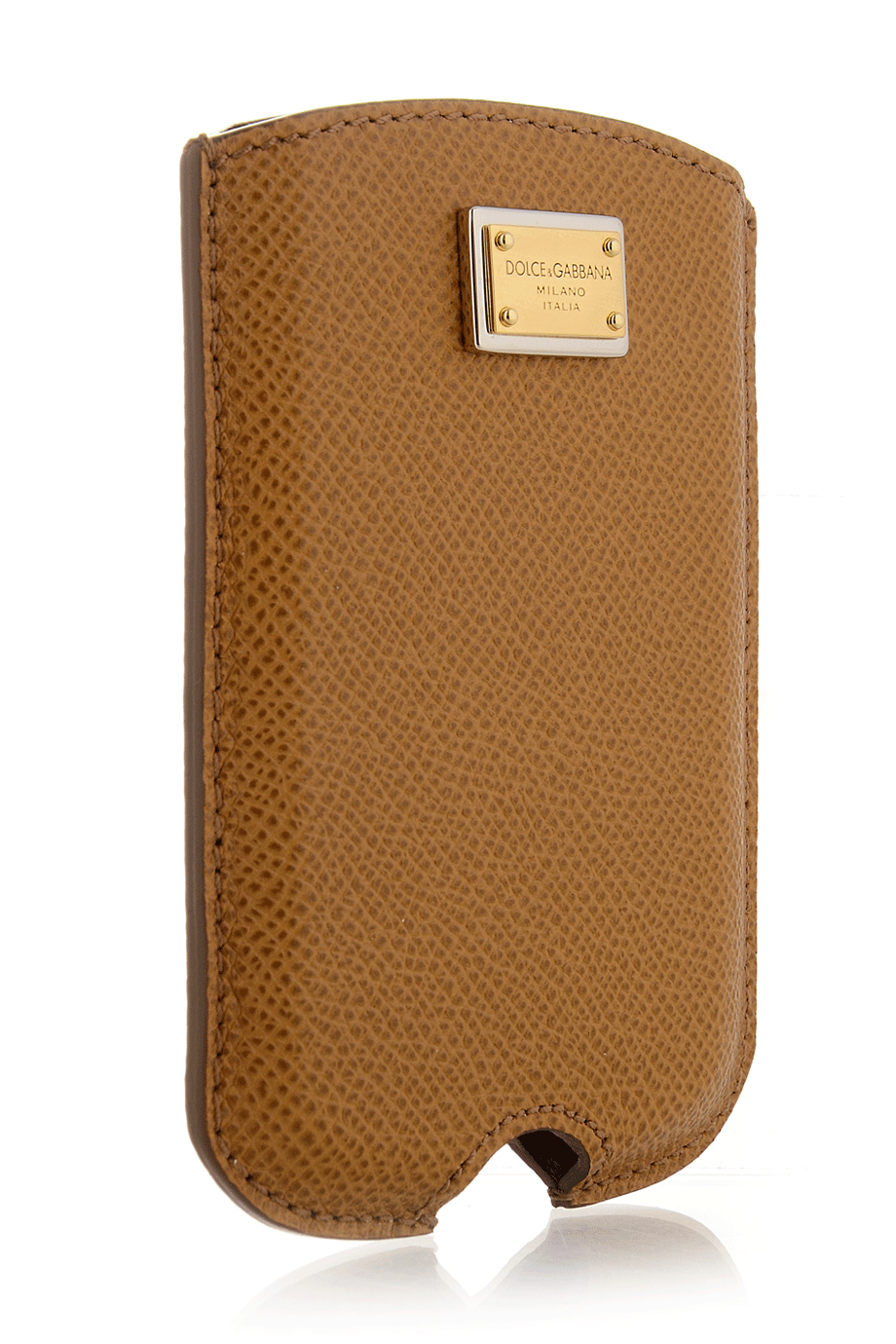DOLCE & GABBANA - CAMMELLO Καμηλό Δερμάτινη Θήκη Κινητού Smartphone Blackberry