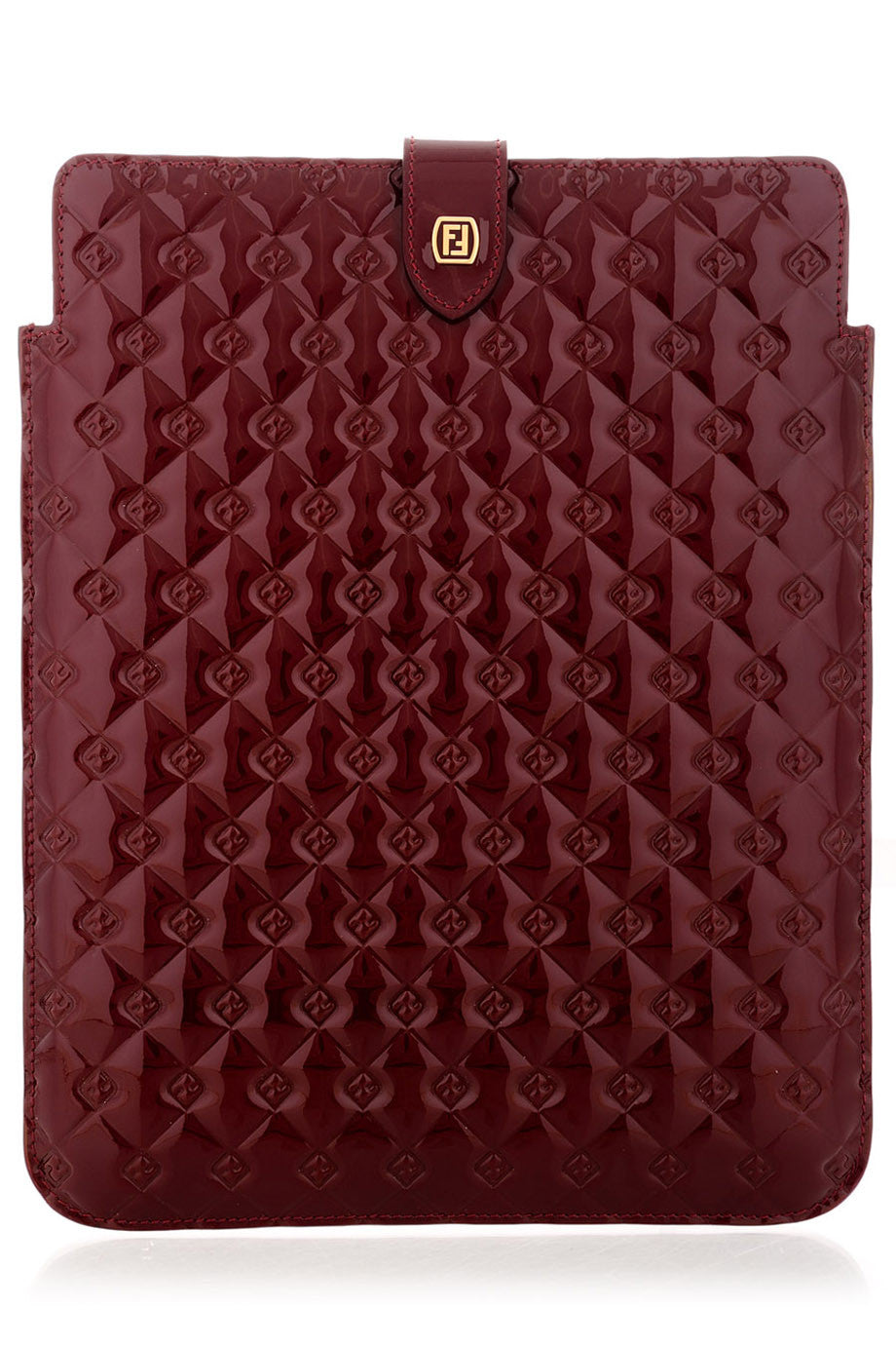 QUILTED Μπορντώ Θήκη IPad