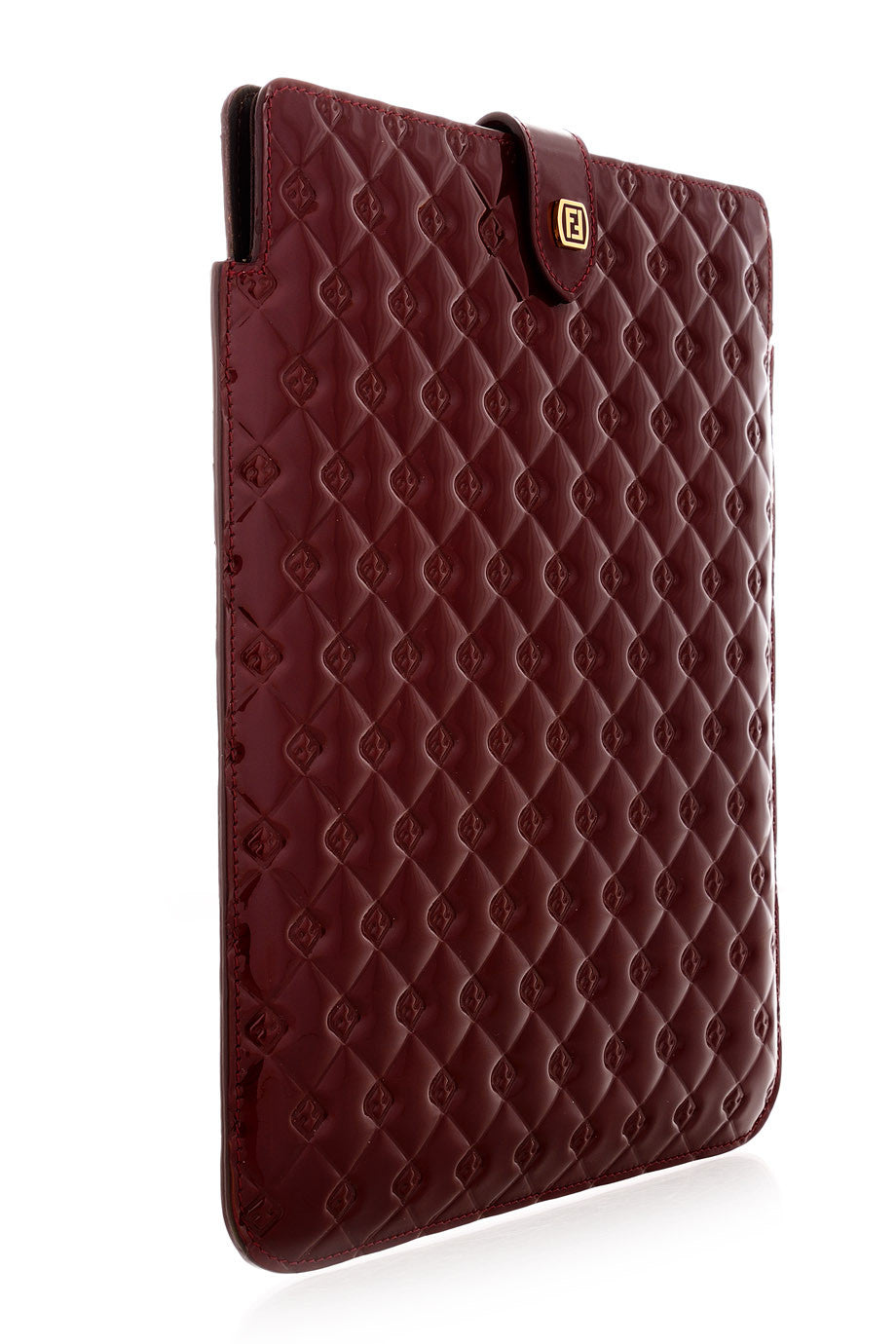 QUILTED Μπορντώ Θήκη IPad