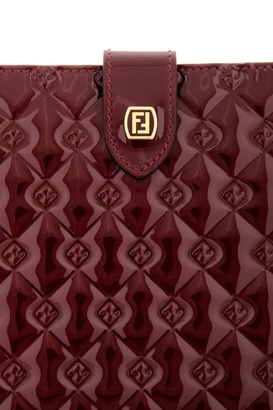 QUILTED Μπορντώ Θήκη IPad