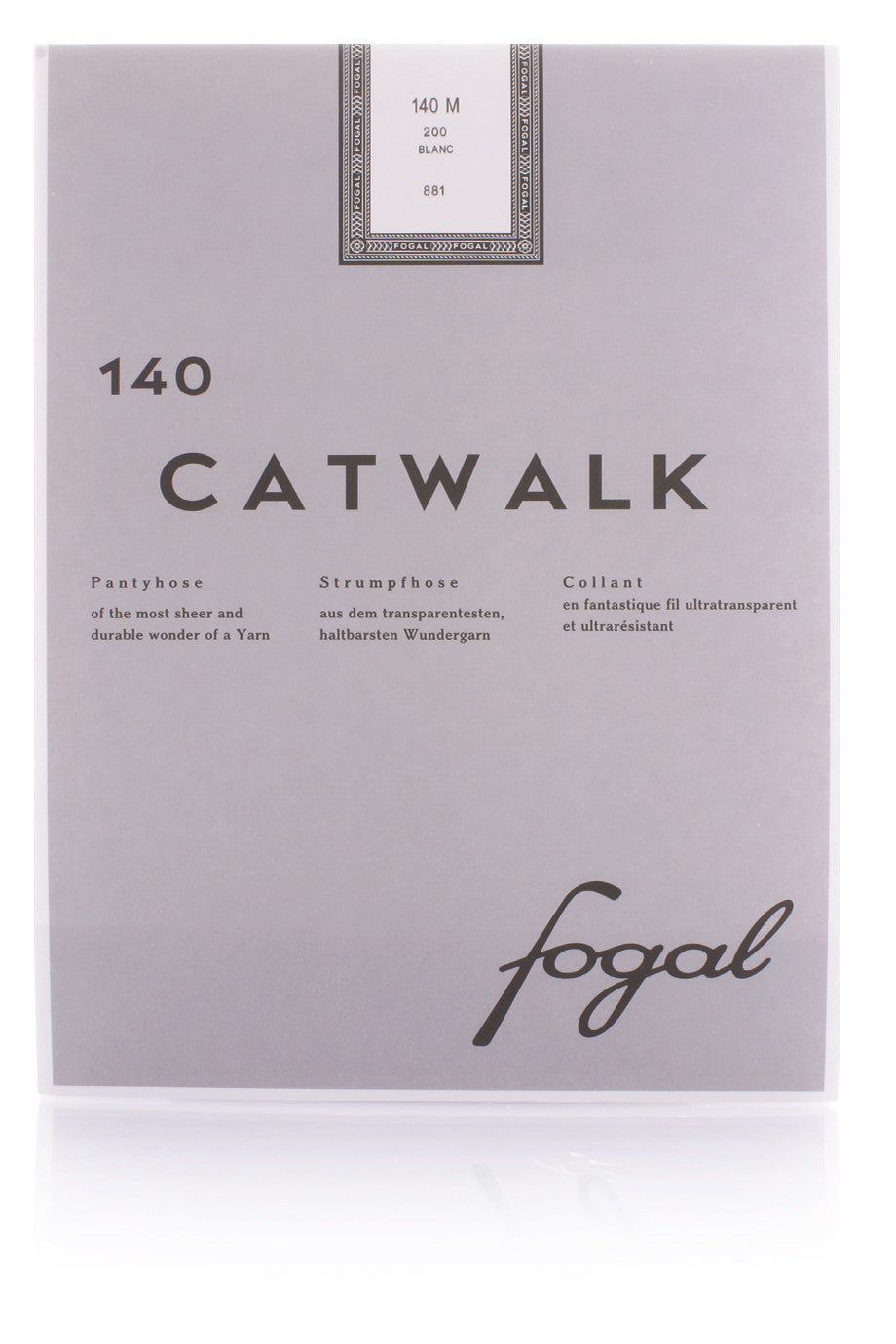 FOGAL 140 CATWALK Μαύρο Καλσόν 210 Noir