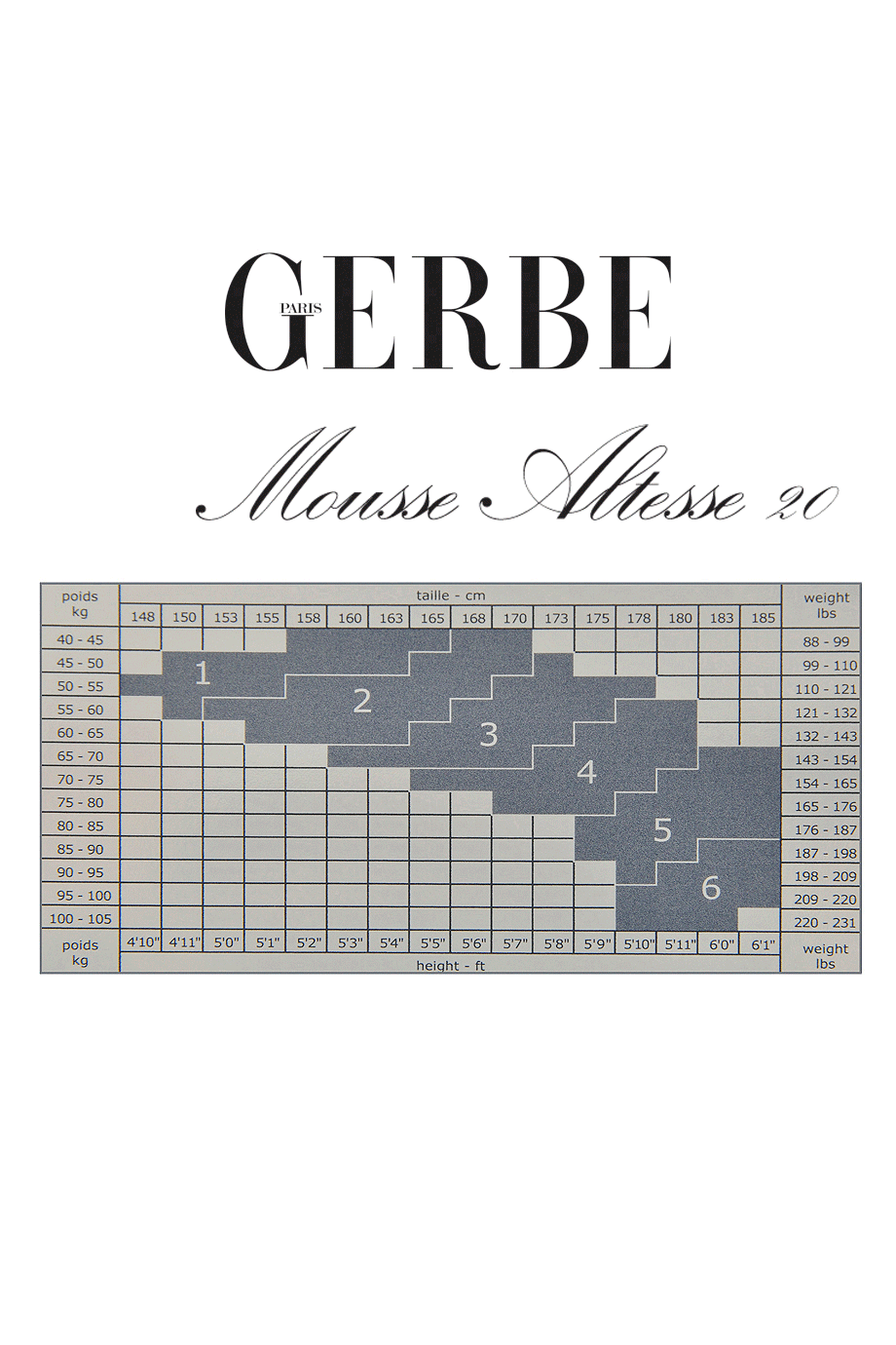 GERBE MOUSSE ALTESSE 20 Ροζ Καλσόν