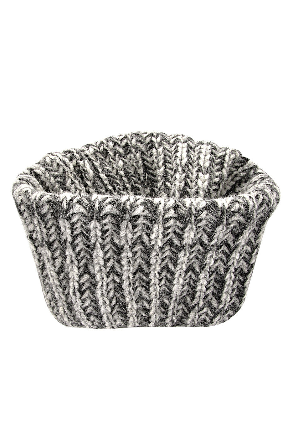 EVEREST Γκρι Μάλλινο Κασκόλ