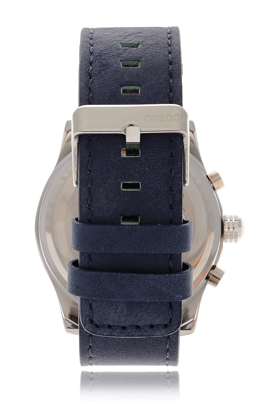OOZOO - C4561 DARK BLUE Μπλε Δερμάτινο Ρολόι UNISEX