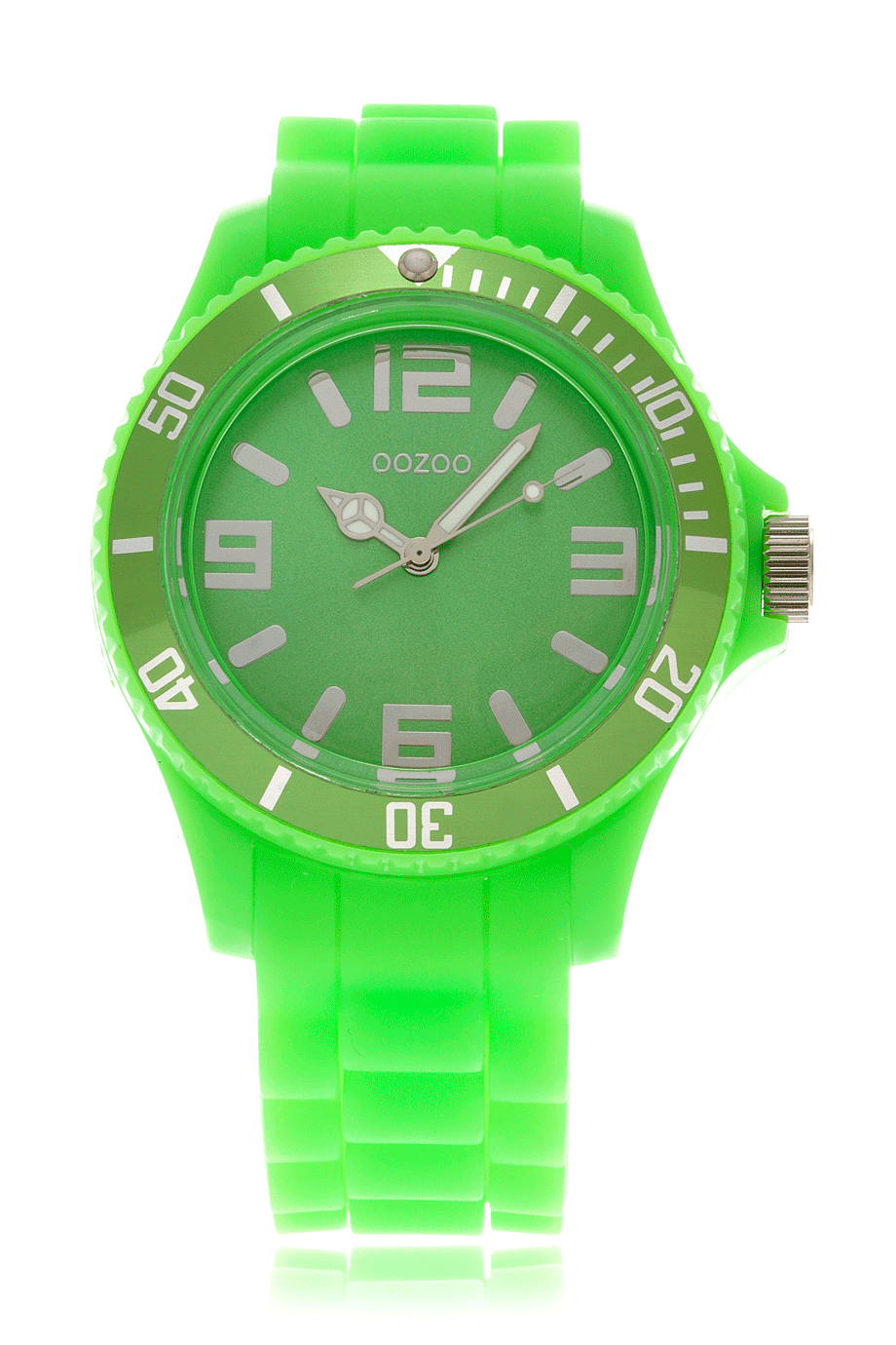 GREEN Φωσφωρούχο Πράσινο Ρολόι