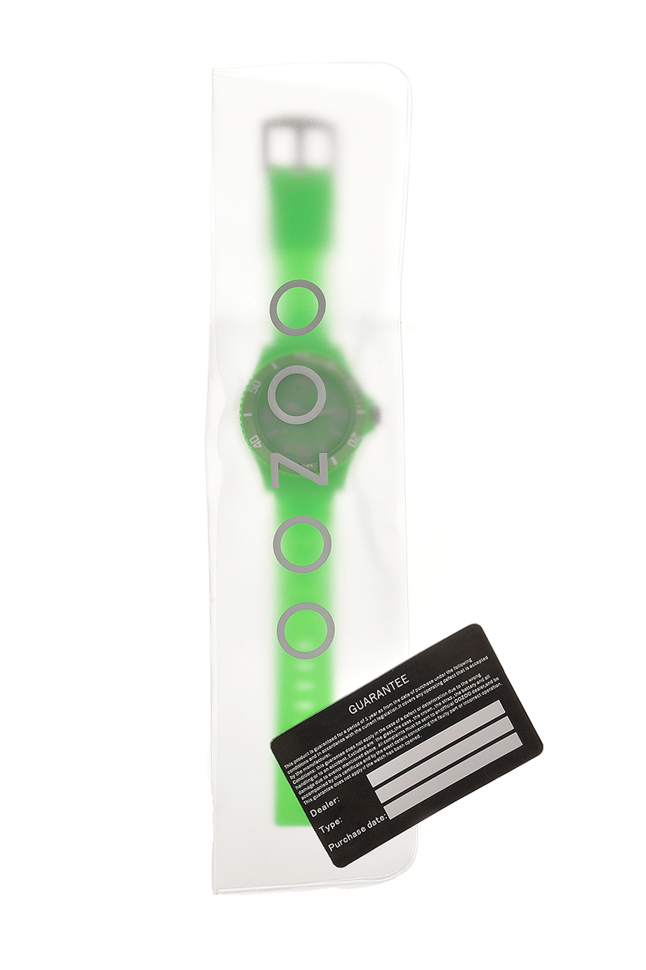 GREEN Φωσφωρούχο Πράσινο Ρολόι